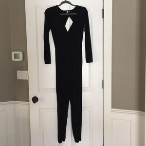 ASOS stretch black jumpsuit